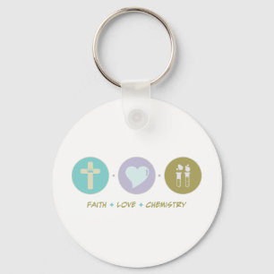 Faith Love Chemistry Sleutelhanger