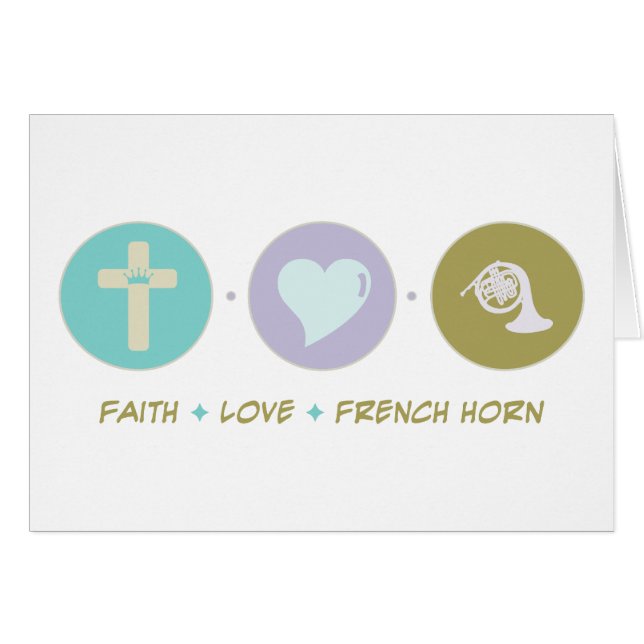 Faith Love French Horn (Voorkant Horizontaal)