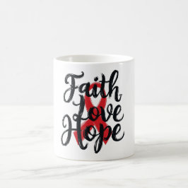 Faith, Love, Hope Koffiemok