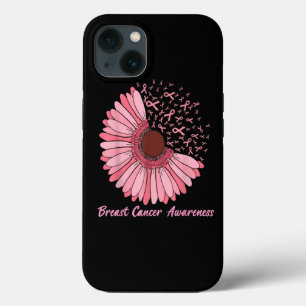 Faith Love Hope Pink daisy Flower Breast Cancer Aw iPhone 13 Hoesje