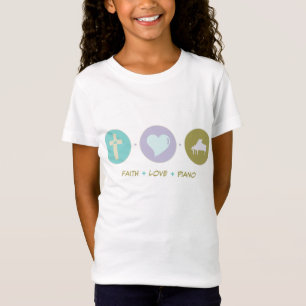 Faith Love Piano T-shirt