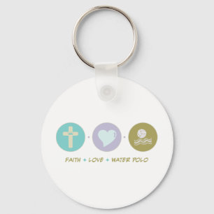 Faith Love Water Polo Sleutelhanger