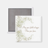 Faith Magnet Magneet (Voorkant / Achterkant)