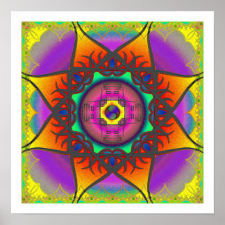 Faith MandalaGram Poster