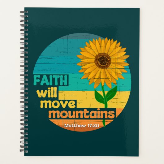 Faith Move Mountains Christian Design (Devant)