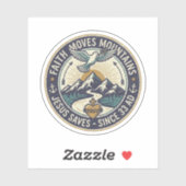 Faith Moves Mountains Sticker (Vel)