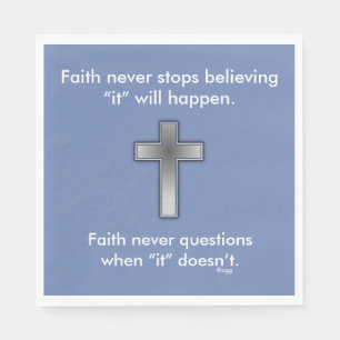 Faith Nooit Napkins met Blue Cross Servet