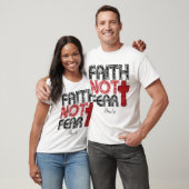 Faith not Fear Mannen Basic T-Shirt (Unisex)