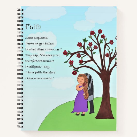 Faith notebook notitieboek (Voorkant)