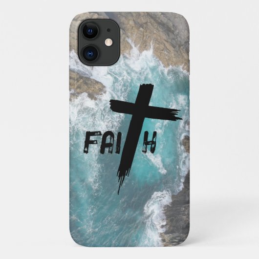 FAITH Ocean IPhone Case (Achterkant)
