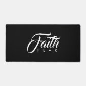 Faith Over Fear Black Bureaumat (Voorkant)