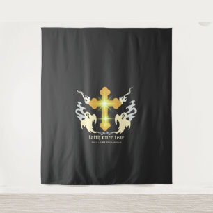 Faith Over Fear Christelijk Halloween T-shirt – Sp Wandkleed