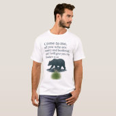 Faith Over Fear Christian T-Shirt – Matthew (Devant entier)