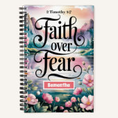 Faith Over Fear Christian Women Journal (Recto)