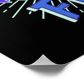 Faith Over Fear Galaxy Burst Design Poster (Hoek)