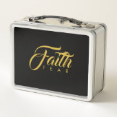 Faith Over Fear Gold en Black (Achterkant)