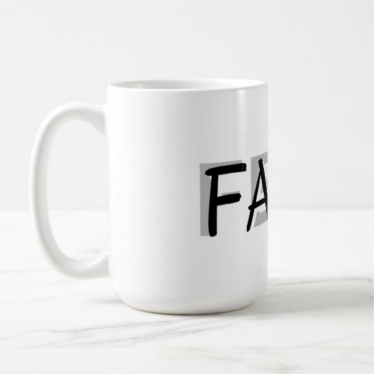 Faith Over Fear Mug (Gauche)
