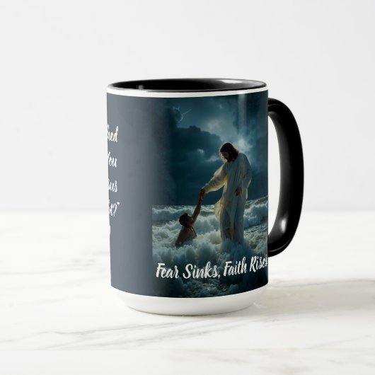 "Faith Over Fear" - Mug (Devant droit)