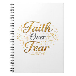 Faith over fear notitieboek