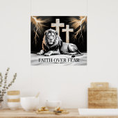 Faith Over Fear Poster (Cuisine)