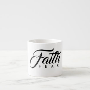 Faith Over Fear White Espresso Kop