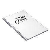 Faith Over Fear White Notitieboek (Rechterzijde)