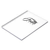 Faith Over Fear White Notitieboek (Linkerzijde)