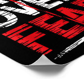 Faith Over Fear With Cross Christian Men  Poster (Hoek)