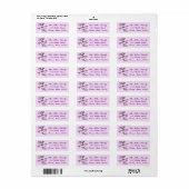 Faith Over Feest Return Address Label (Full Sheet)