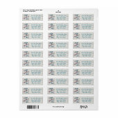 Faith Over Feest Return Address Label (Full Sheet)