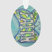 Faith Papillon Word Art Cadeau de vacances (devant)