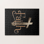 Faith Pattern God Jesus Religieuze Christelijk Legpuzzel (Horizontaal)