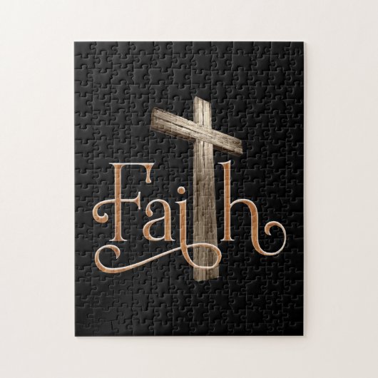 Faith Pattern God Jesus Religieuze Christelijk Legpuzzel (Verticaal)
