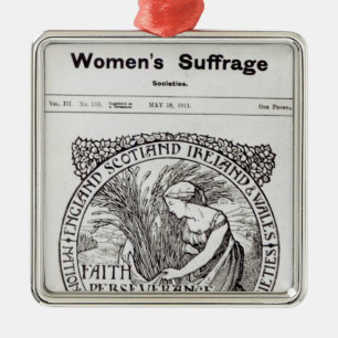 Faith, Perseverance, Patience, 1911 Metalen Ornament