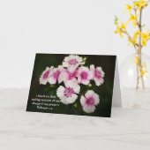 Faith Philemon 1:4 Carte de remerciements (Fleur jaune)