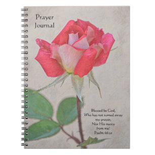 Faith Pink Rose Prayer Journal Notitieboek