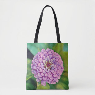 Faith Pom-Pom Zinnia Flower Tas