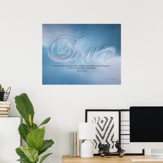 Faith Poster (Thuiskantoor)