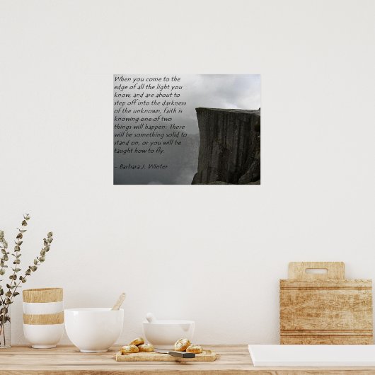 "Faith" Poster (Keuken)