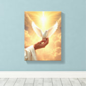 Faith - Premium Wrapped Canvas (Glans) (Insitu (Houten vloer))