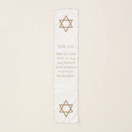Faith Prosperity Star de David Écriture Écharpe