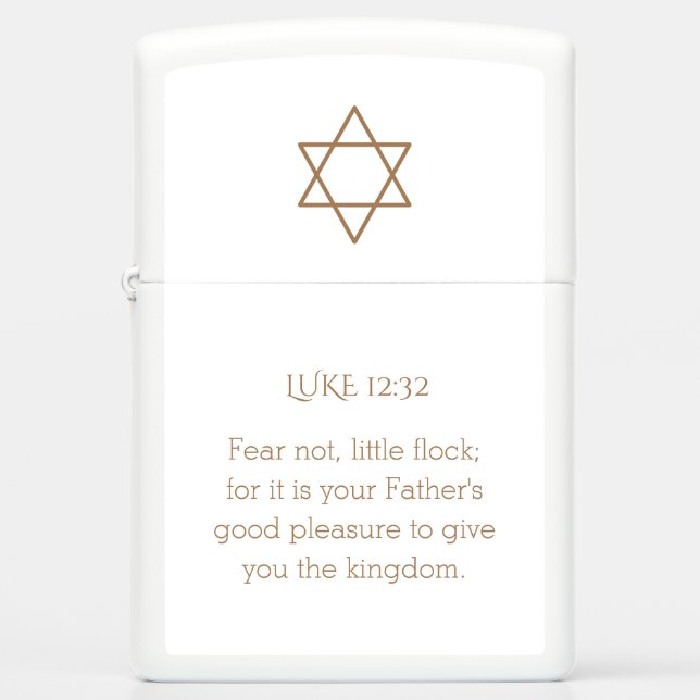 Faith Prosperity Star van David Scripture (Voorkant)