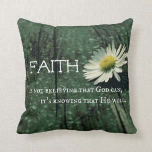 Faith Quote Kussen