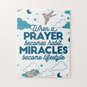 Faith quotes en Bird Pattern Legpuzzel