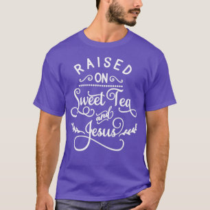 Faith Quotes, opgehangen aan zoete thee en Jezus T-shirt