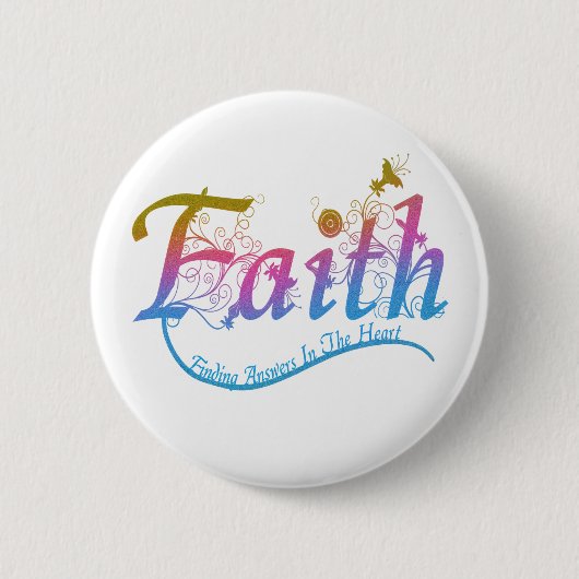 Faith Ronde Button 5,7 Cm (Voorkant)