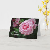 Faith Rose Roses Bible Verse Carte de Sympathie (Fleur jaune)
