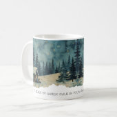 Faith Scripture Colossians 3:15 Cabin Mug (Devant gauche)