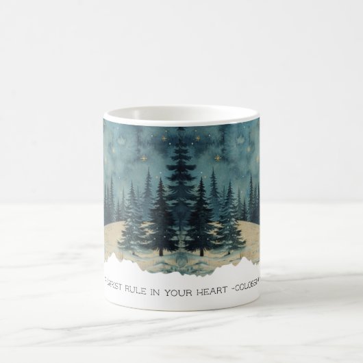 Faith Scripture Colossians 3:15 Cabin Mug (Centre)