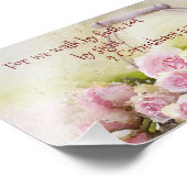 Faith Scripture Fotokunst Print Foto Afdruk (Hoek)